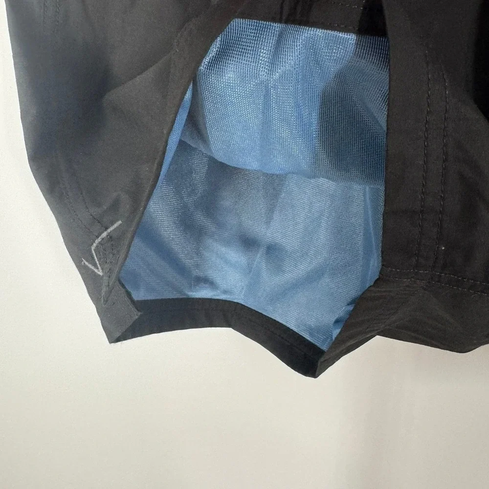Vans Mens Primary Solid Elastic Boardshorts Black Relaxed Fit Size Large NWT